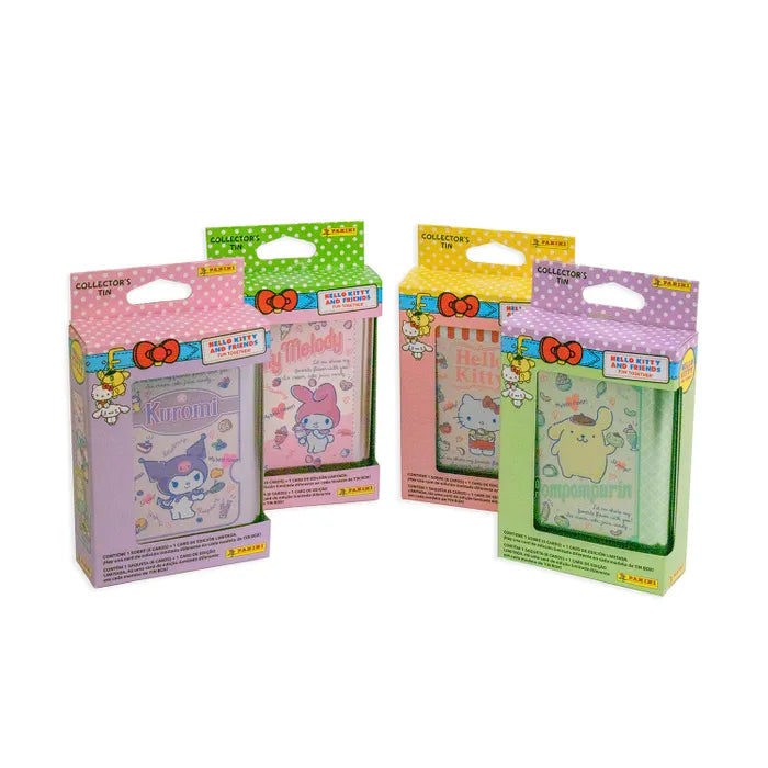 PACK 4 LATAS - Hello Kitty and Friends: Fun Together! - Pocket tin - Colección Oficial Panini