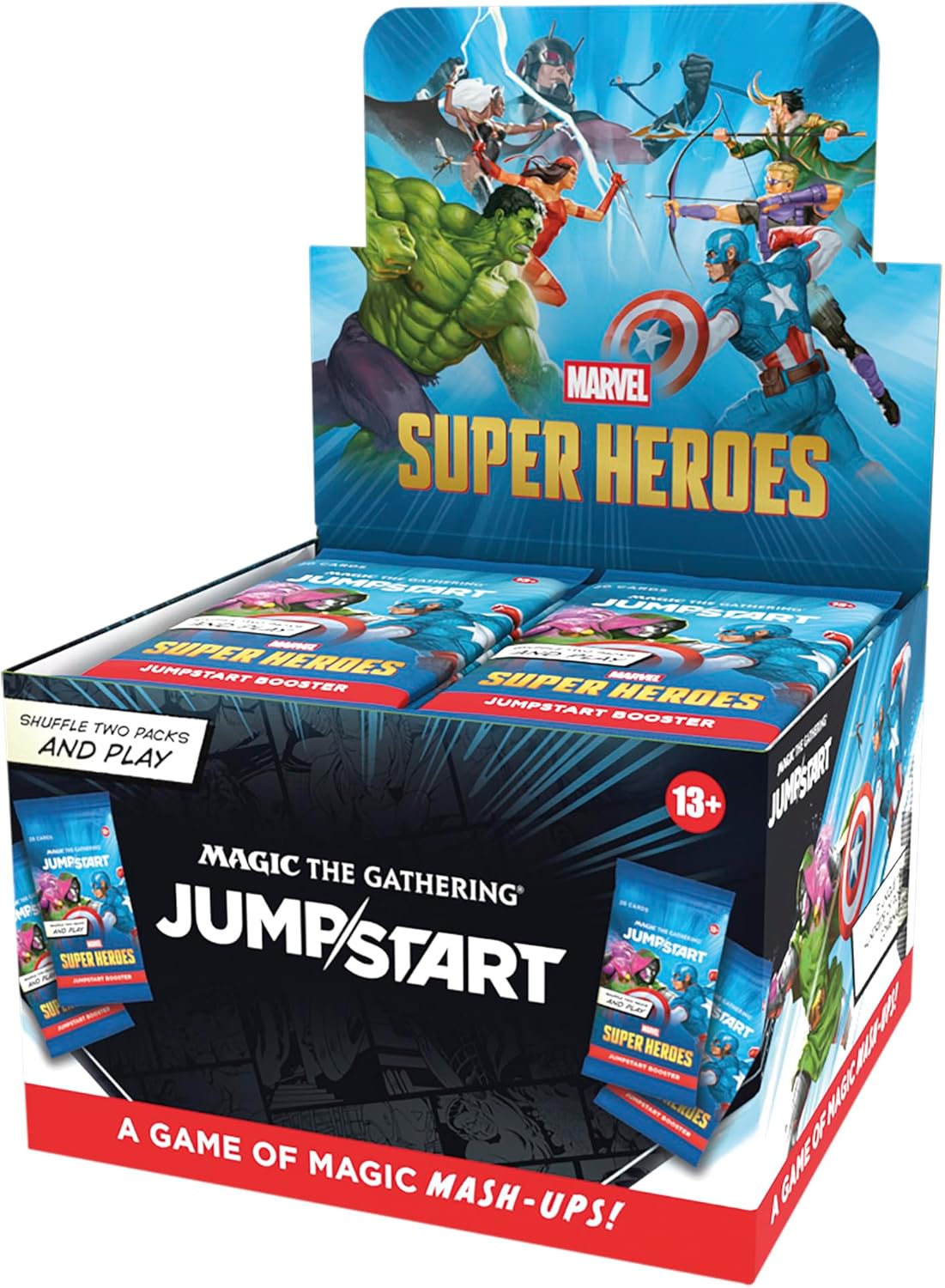 (PREVENTA) Jumpstart Booster Display (24 sobres) Marvel Super Heroes Inglés - Magic The Gathering