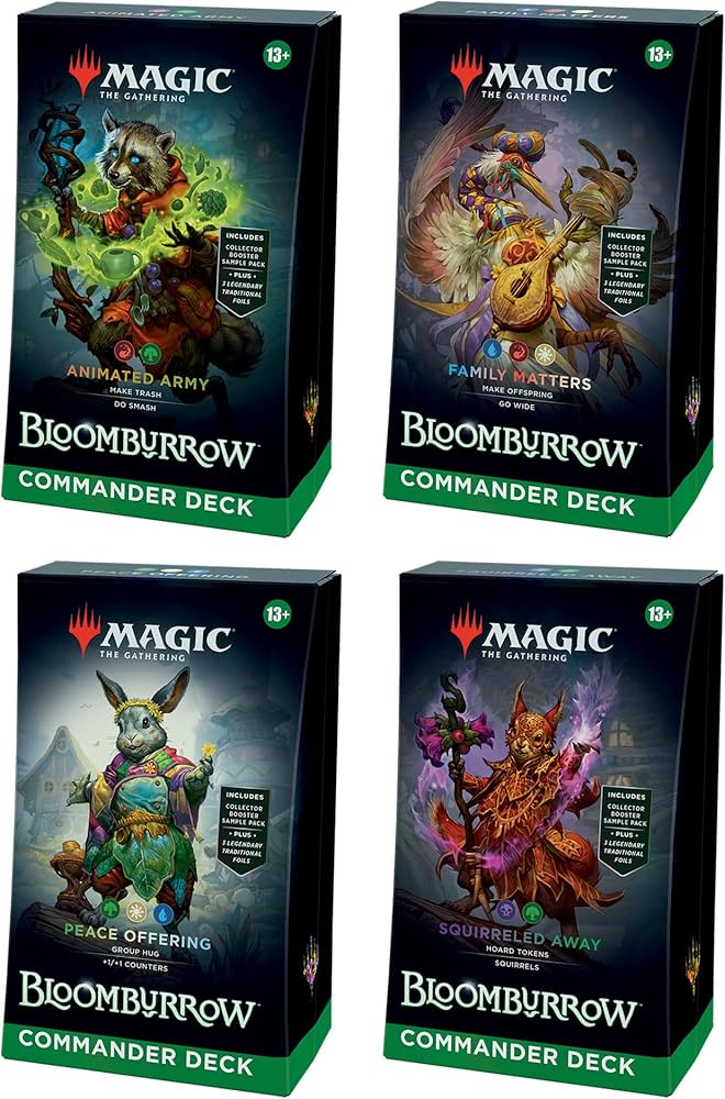 BLOOMBURROW – 4 DECKS – COMMANDER DECK (INGLES) - MAGIC THE GATHERING