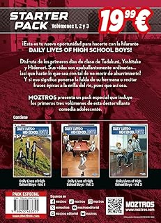 STARTER PACK DAILY LIVES OF HIGH-SCHOOL BOYS - MOZTROS