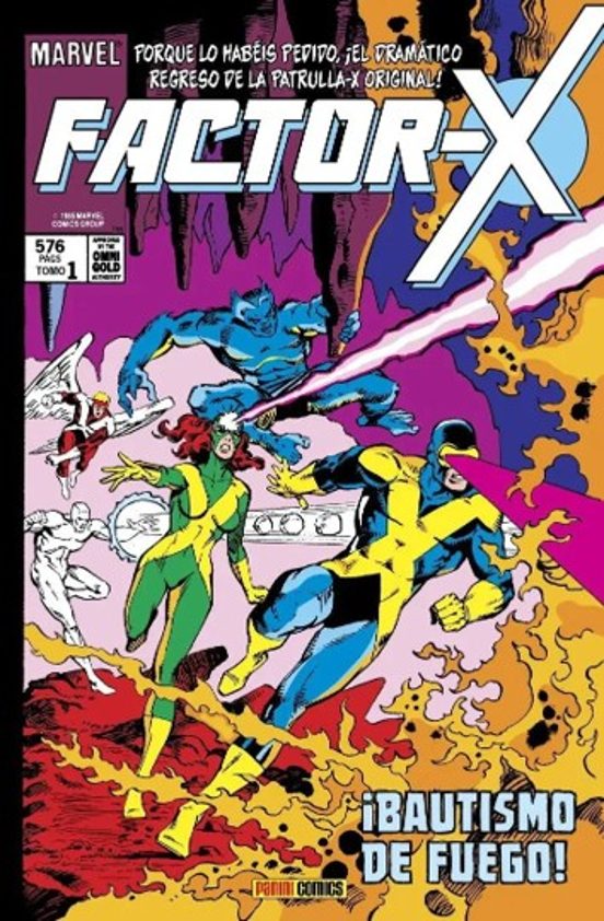 FACTOR-X 1. ¡BAUTISMO DE FUEGO! (MARVEL GOLD ÓMNIBUS) - PANINI COMICS
