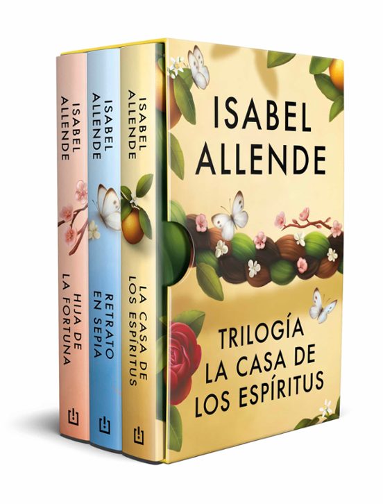 TRILOGIA LA CASA DE LOS ESPIRITUS (ESTUCHE CON: LA CASA DE LOS ESPIRITUS; HIJA DE LA FORTUNA; RETRATO EN SEPIA) - ISABEL ALLENDE (DEBOLSILLO)