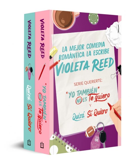 PACK QUERERTE (CONTIENE: YO TAMBIEN NO ES TE QUIERO QUIZÁ SÍ QUIERO) - VIOLETA REED (DEBOLSILLO)