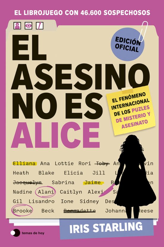 El asesino no es Alice - Ediciones Temas de Hoy