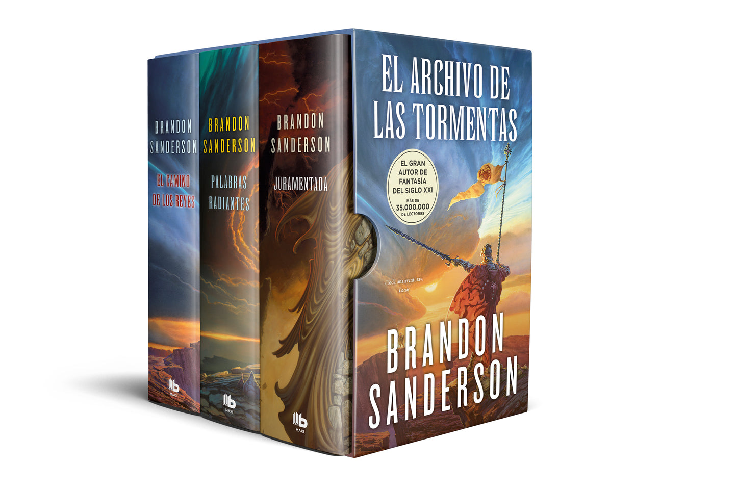 EL ARCHIVO DE LAS TORMENTAS (ESTUCHE TRILOGÍA) - BRANDON SANDERSON (B DE BOLSILLO)