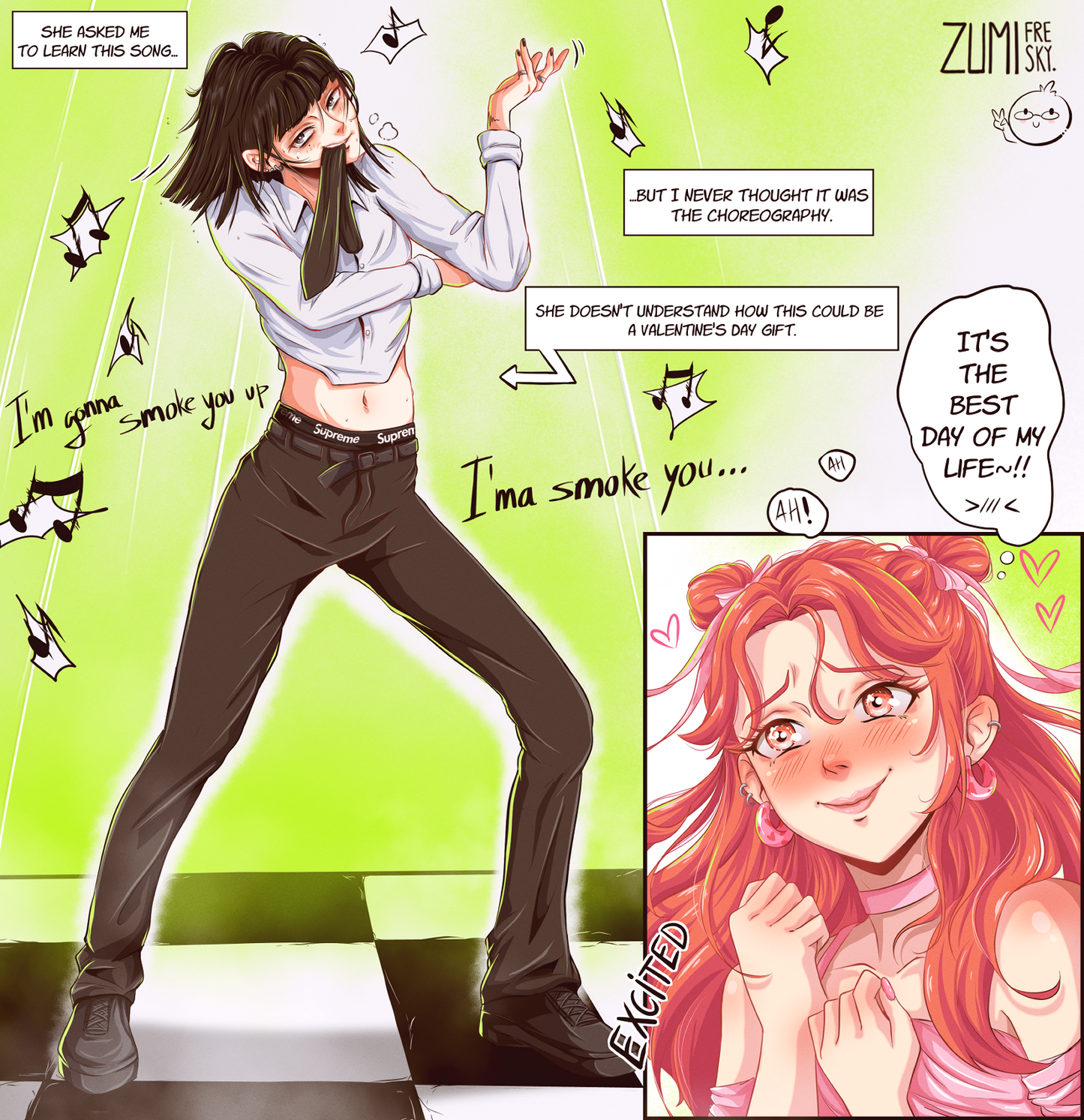 MITSUKI & AYA SAN VALENTÍN- ZUMIFRESKY