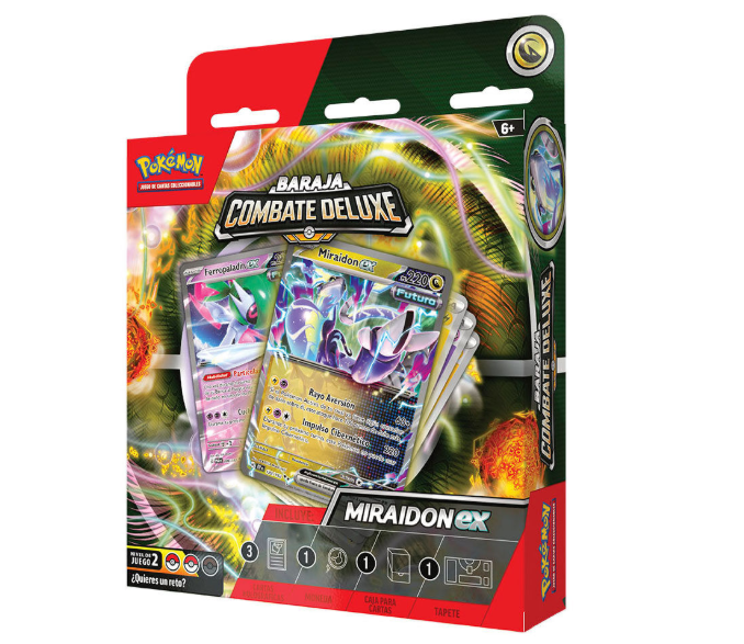 Baraja juego cartas coleccionables Koraidon & Miraidon Pokemon español surtido