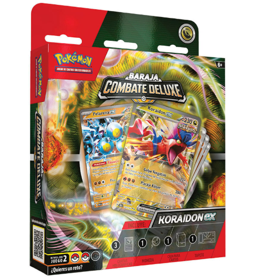 Baraja juego cartas coleccionables Koraidon & Miraidon Pokemon español surtido