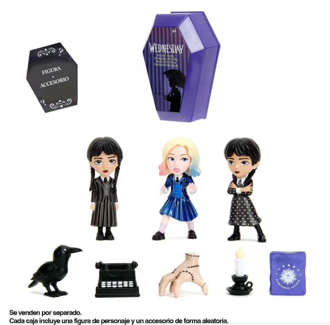 CAJA SORPRESA WEDNESDAY METALFIGS