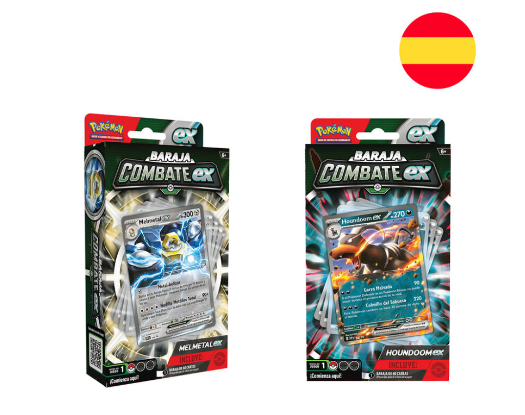Baraja juego cartas coleccionables Pokemon español surtido