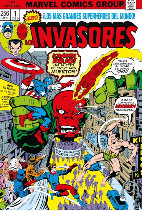 TPB LOS INVASORES 1 DE 5 - MARVEL LIMITED EDITION