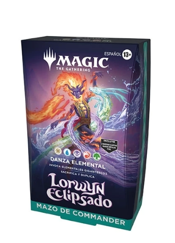 Commander Display (Mazos) Lorwyn Eclipsado - Danza Elemental (Español) - Magic The Gathering