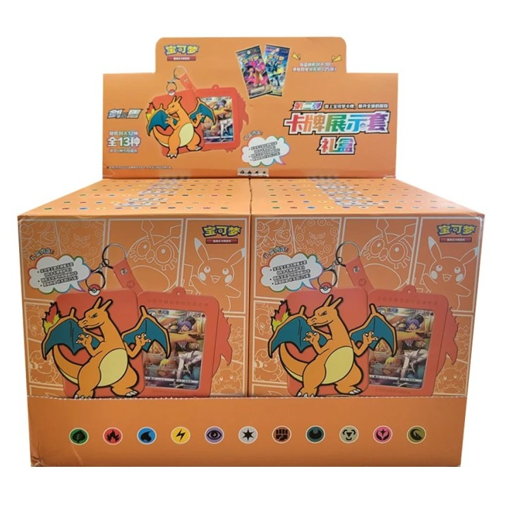 Charizard Card Holder Set Gift Box - POKEMON TCG (CHINO)  IKIGAI COMICS