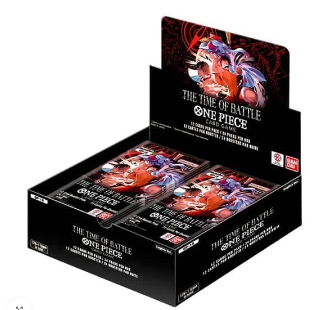 CAJA DE SOBRES – THE TIME OF BATTLE – ONE PIECE CARD GAME – OP 16 (INGLÉS)