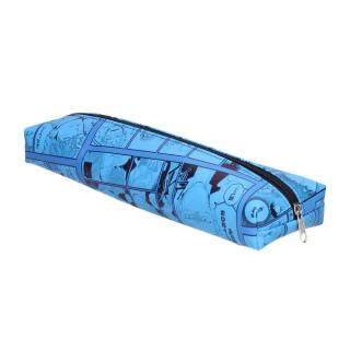 ESTUCHE LÁPICES MEGUMI Y TSUGUMI VIÑETA AZUL - UCHIWA ARECHI MANGA