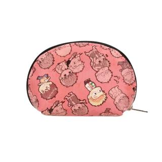 ESTUCHE PORTAMONEDAS MEGUMI Y TSUGUMI ROSA - UCHIWA ARECHI MANGA