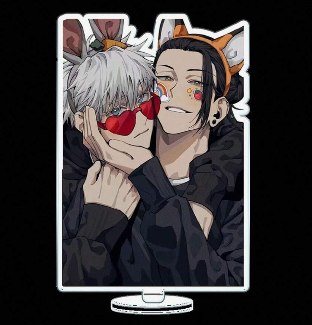 FIGURA ACRILICO SATORU GOJO Y GETO CUTE - JUJUTSU KAISEN