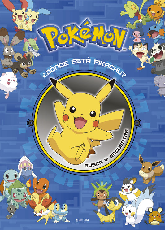 ¿Dónde está Pikachu? Busca y encuentra (Pokémon. Libro juguete) - MONTENA