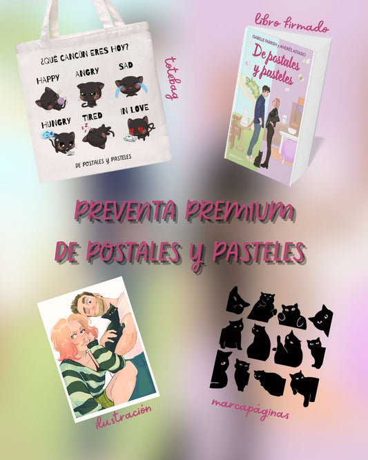 (PREVENTA CAJA LITERARIA ) DE POSTALES Y PASTELES - ISABELLE PARRISH Y ANDRÉS ASTASIO (MATCH STORIES)