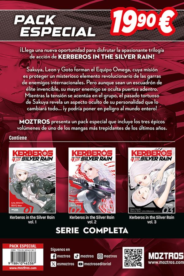 PACK KERBEROS IN THE SILVER RAIN - MOZTROS