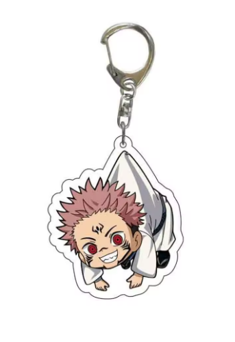 LLAVERO ACRILICO SUKUNA COLGANDO - JUJUTSU KAISEN