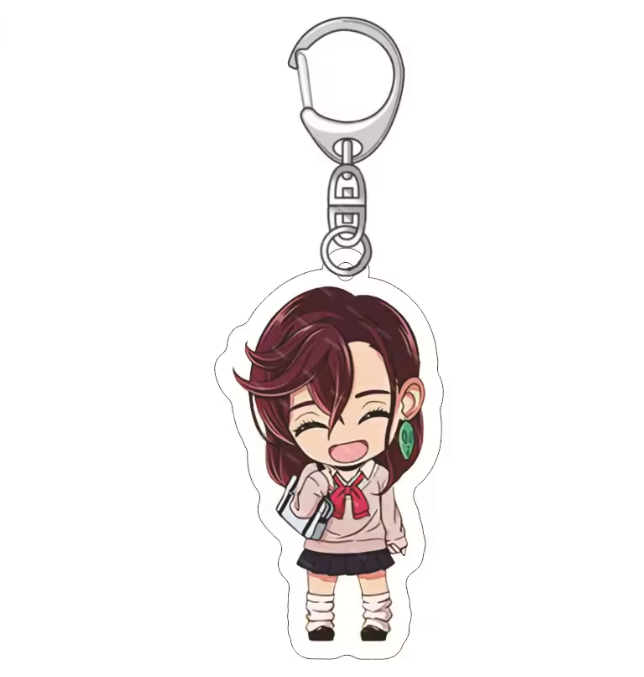 LLAVERO ACRILICO DANDADAN MOMO AYASE