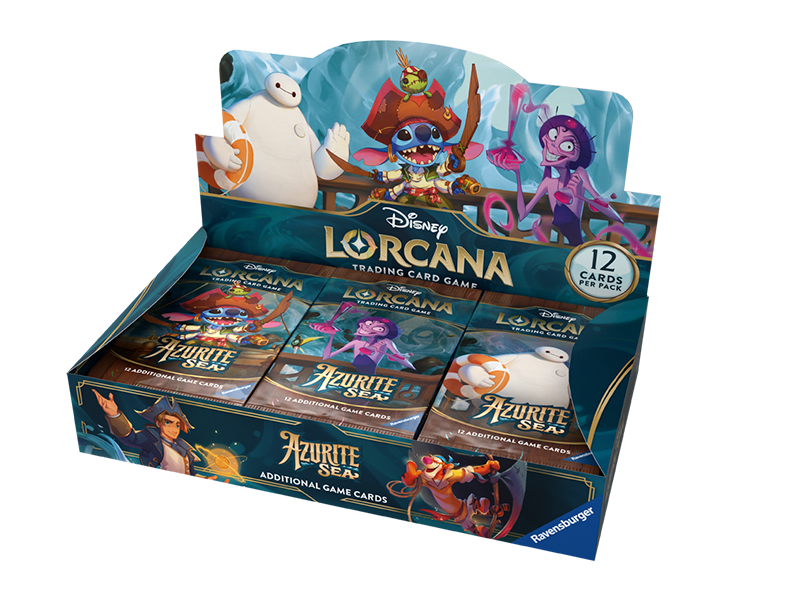 Paquetes de refuerzo (24 Unidades) Azurite Sea - Disney Lorcana TCG (INGLÉS)