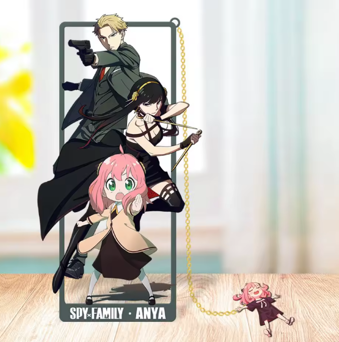 MARCAPAGINAS METALICO FAMILIA - SPY X FAMILY