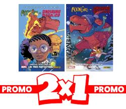 2X1 MOON GIRL Y DINOSAURIO DIABÓLICO 05 + 07 - PANINI