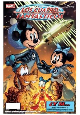 LOS 4 FANTASTICOS 05 ( PORTADA DISNEY FANTASTIC FOUR 60) - PANINI MARVEL