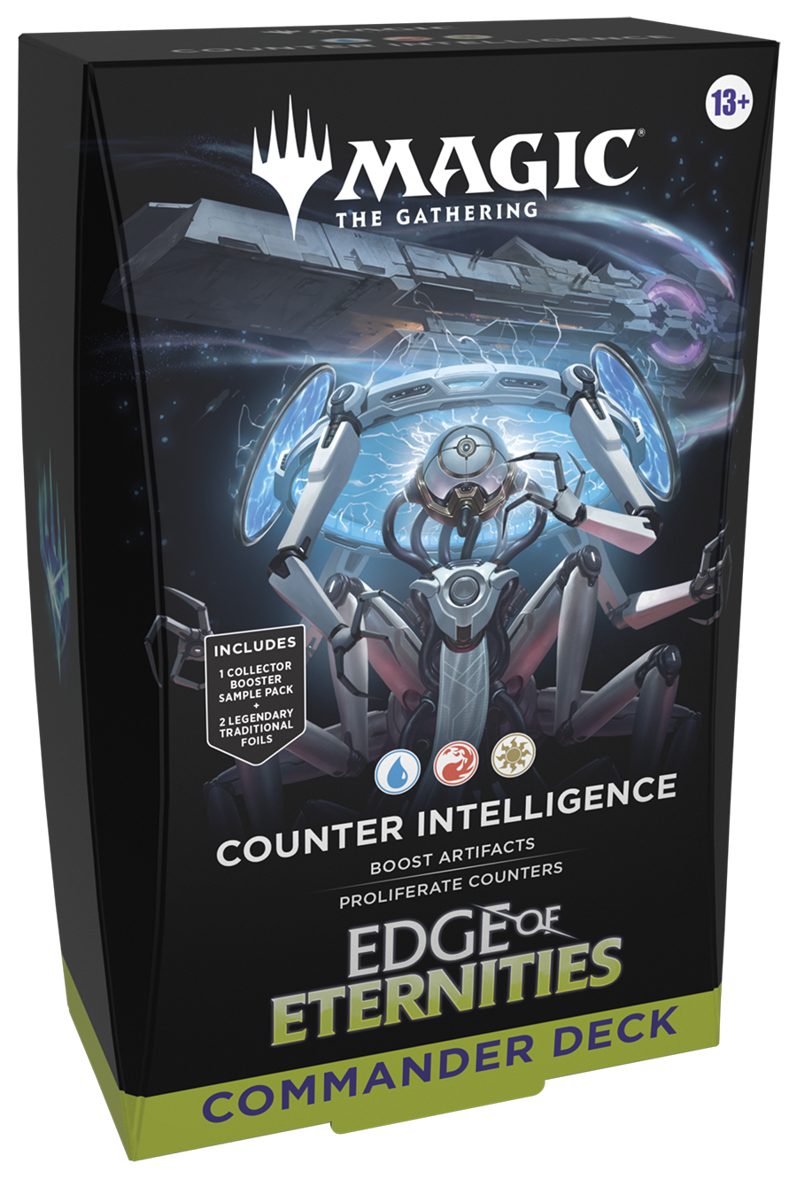 COMMANDER DISPLAY (COUNTER INTELLIGENCE) EDGE OF ETERNITIES (ESPAÑOL) - MAGIC THE GATHERING