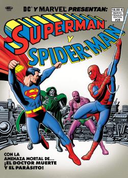 SUPERMAN Y SPIDERMAN. PORTADA DE BRIAN BOLLAND DC-MARVEL TREASURY EDITION. - PANINI