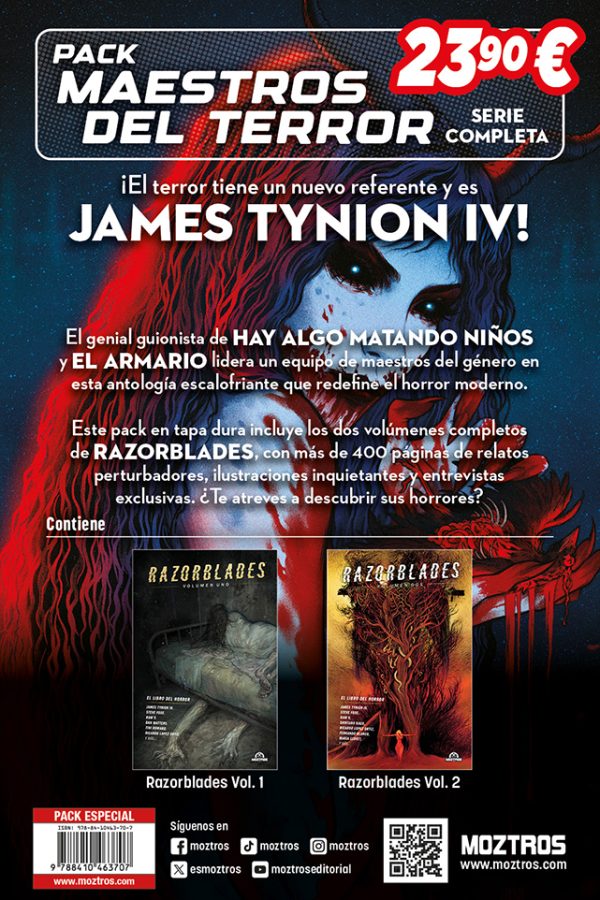 Pack Maestros del Terror (RAZORBLADES) - MOZTROS