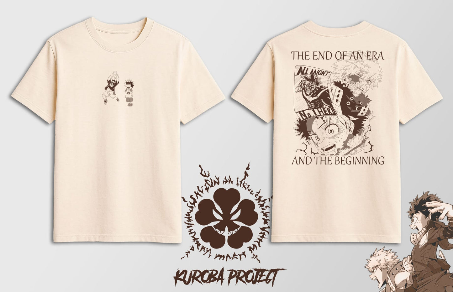 CAMISETA MY HERO ACADEMIA - KUROBA PROJECT