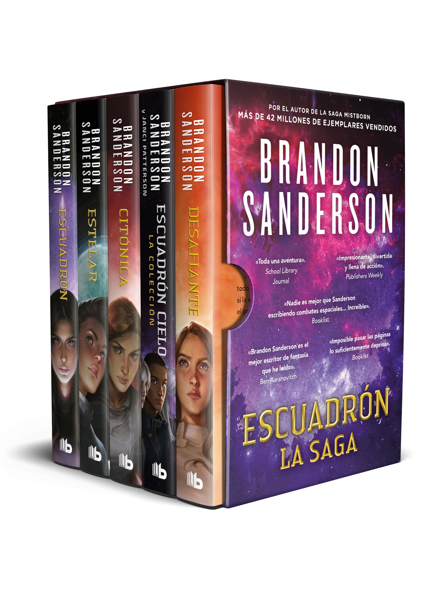 Estuche Escuadrón (Contiene: Escuadrón | Estelar | Citónica | Escuadrón Cielo | Desafiante) - Brandon Sandersony (B DE BOLSILLO)