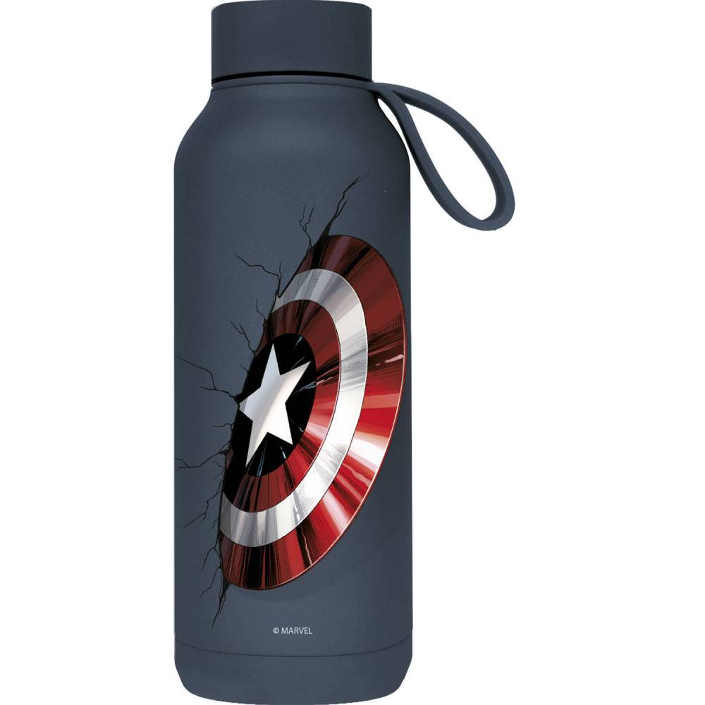 BOTELLA TERMO ACERO INOXIDABLE 510ML - CAPITÁN AMÉRICA