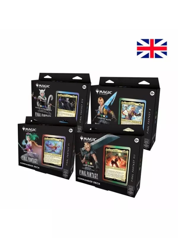 COMMANDER DISPLAY (4 MAZOS) FINAL FANTASY (INGLÉS) - MAGIC THE GATHERING