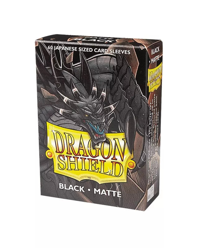 Fundas Small 59mm X 86mm Japanese Matte Negro (60 Fundas) Dragon Shield