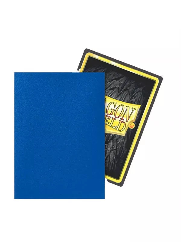 Fundas Standard 63 mm x 88 mm Dual Matte Wisdom Azul (100 fundas) Dragon Shield