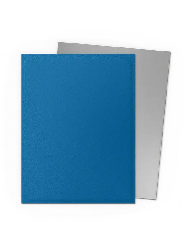 Fundas Standard Matte Dual (100 unidades) Cobalt/Silver - Dragon Shield