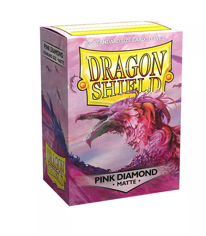 Fundas Standard Matte Pink Diamond Rosa (100 fundas) Dragon Shield.