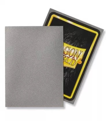 Fundas Standard Matte Plata (100 fundas) Dragon Shield.