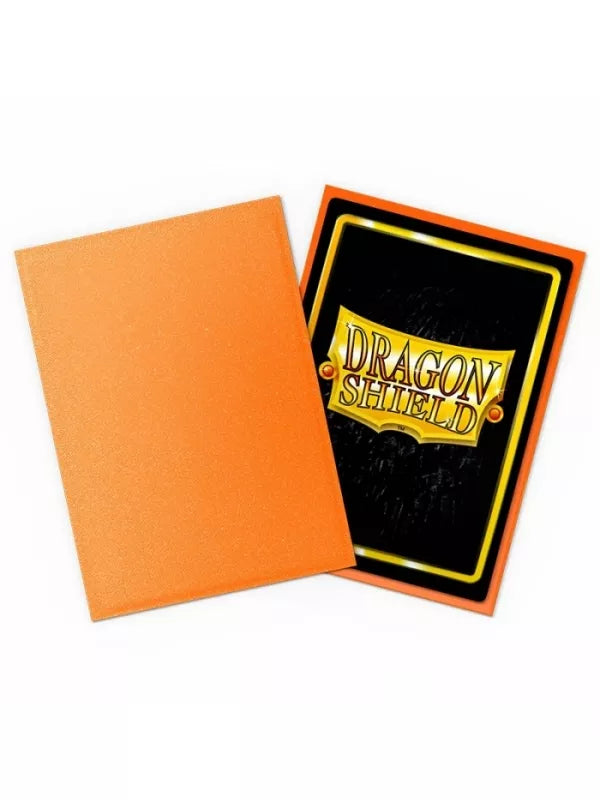 Fundas Standard Matter Naranja Amber (100 unidades) - Dragon Shield