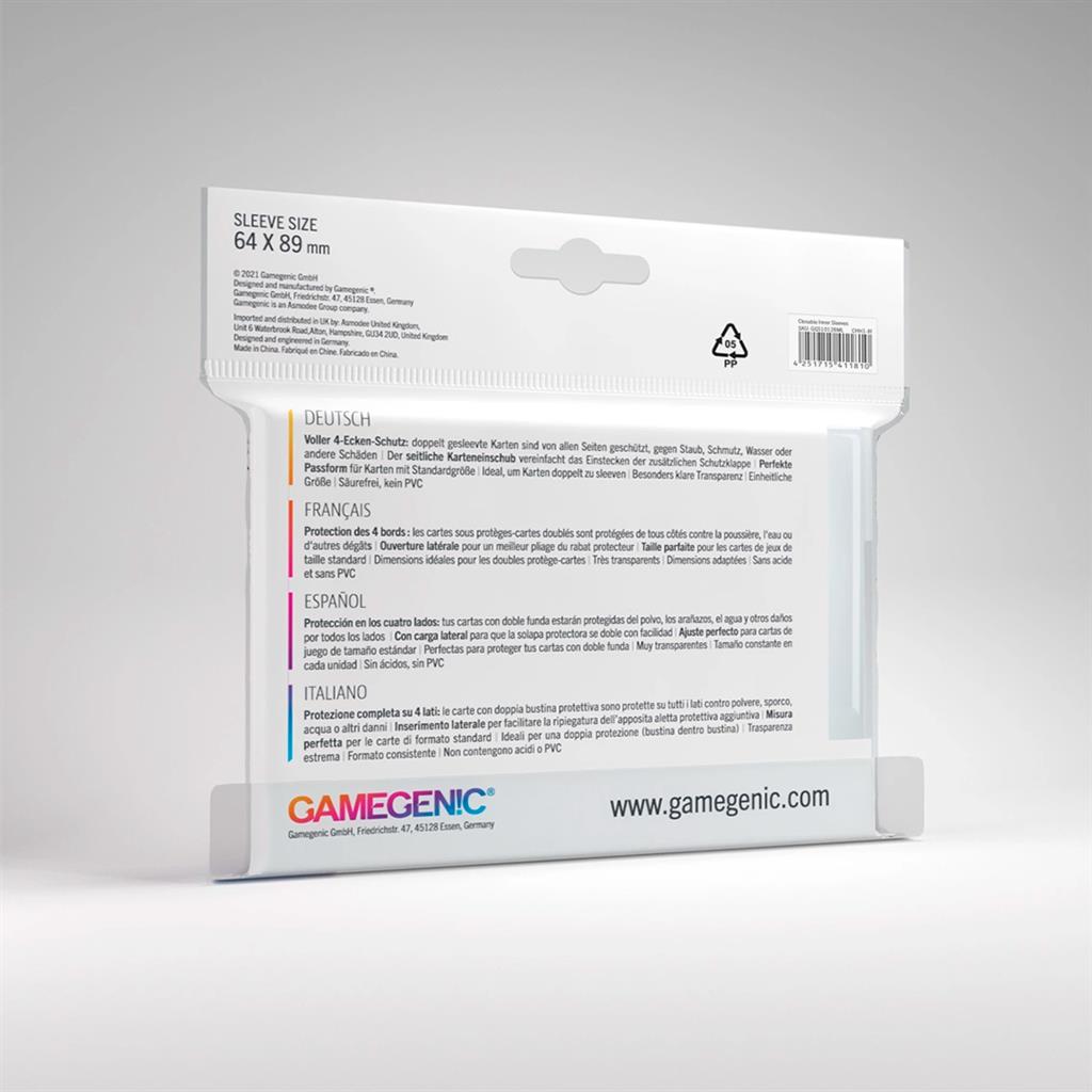 Closable Inner Sleeves (100) - GAMEGENIC