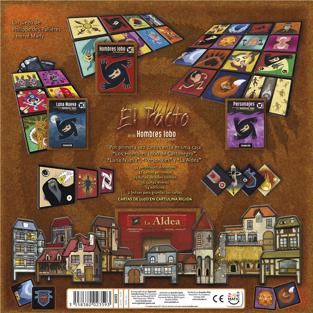 JUEGO DE MESA - Los Hombres Lobo de Castronegro: El Pacto