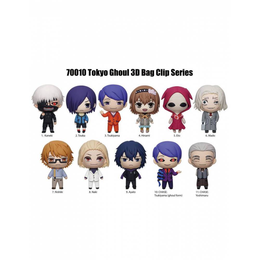 SOBRE SORPRESA BAG CLIP TOKYO GHOUL 3D - TOKYO GHOUL