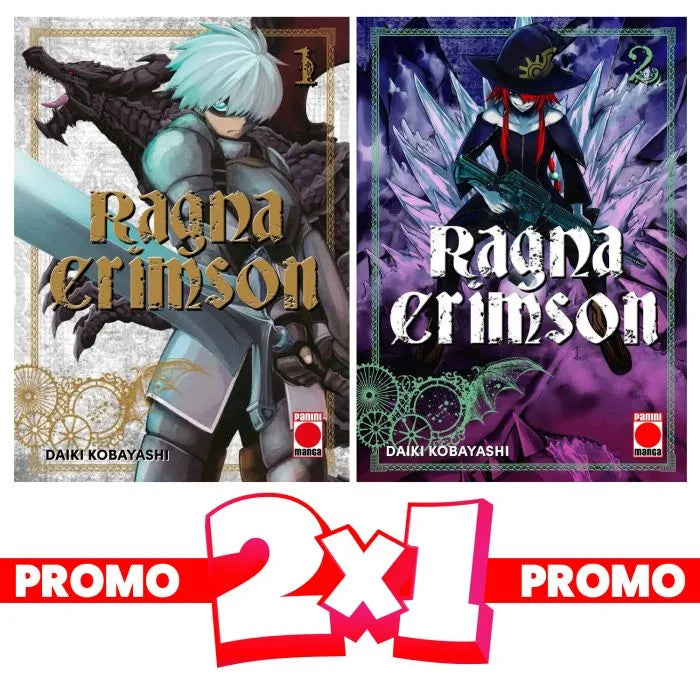 PACK RAGNA CRIMSON 1 + 2 - PANINI MANGA
