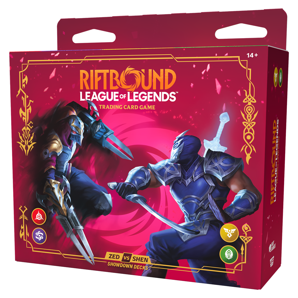 Riftbound League of Legends - Vendetta Showdown Deck Zed vs Shen (Inglés)