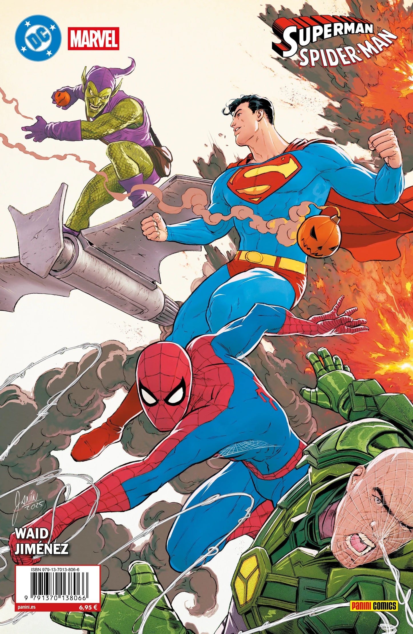 SUPERMAN/SPIDER-MAN VOL.01 ( MIKEL JANIN ) - PANINI