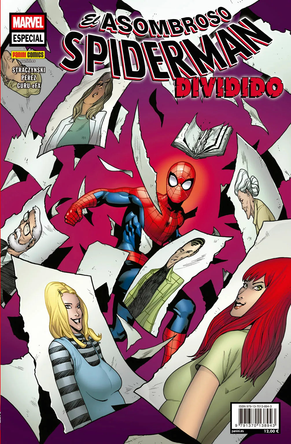 EL ASOMBROSO SPIDER-MAN: DIVIDIDO ( PORTADA PERE PEREZ ) - PANINI